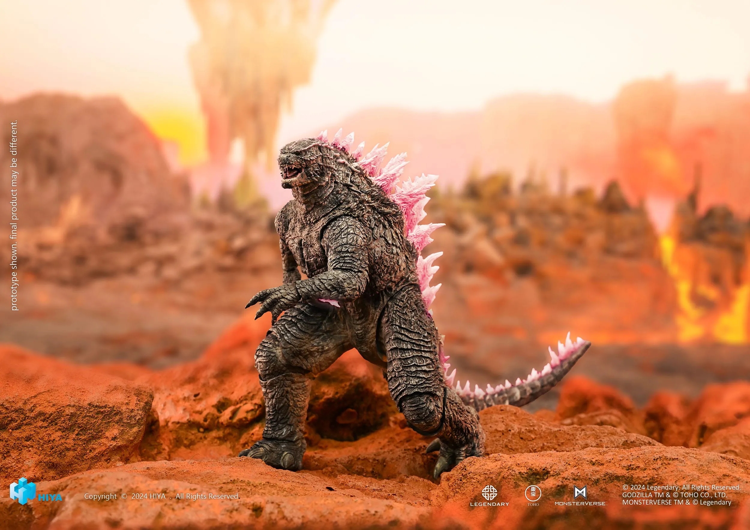 Hiya Toys Godzilla x Kong: The New Empire Exquisite Basic Series Godzilla Evolved Version Action Figure