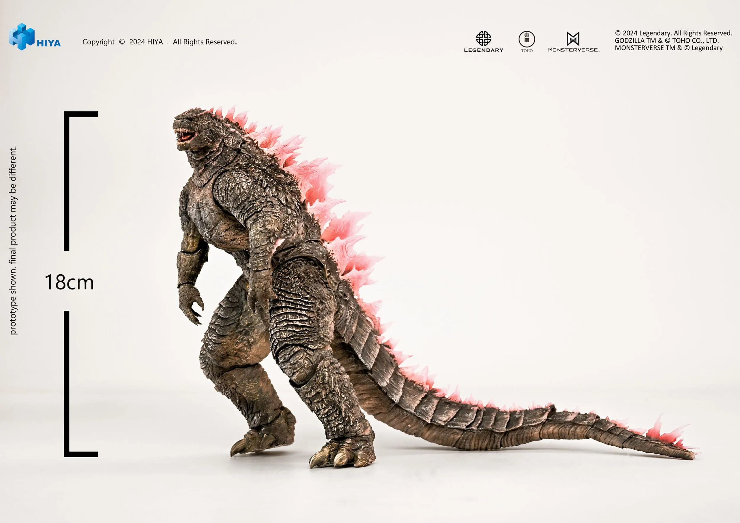 Hiya Toys Godzilla x Kong: The New Empire Exquisite Basic Series Godzilla Evolved Version Action Figure
