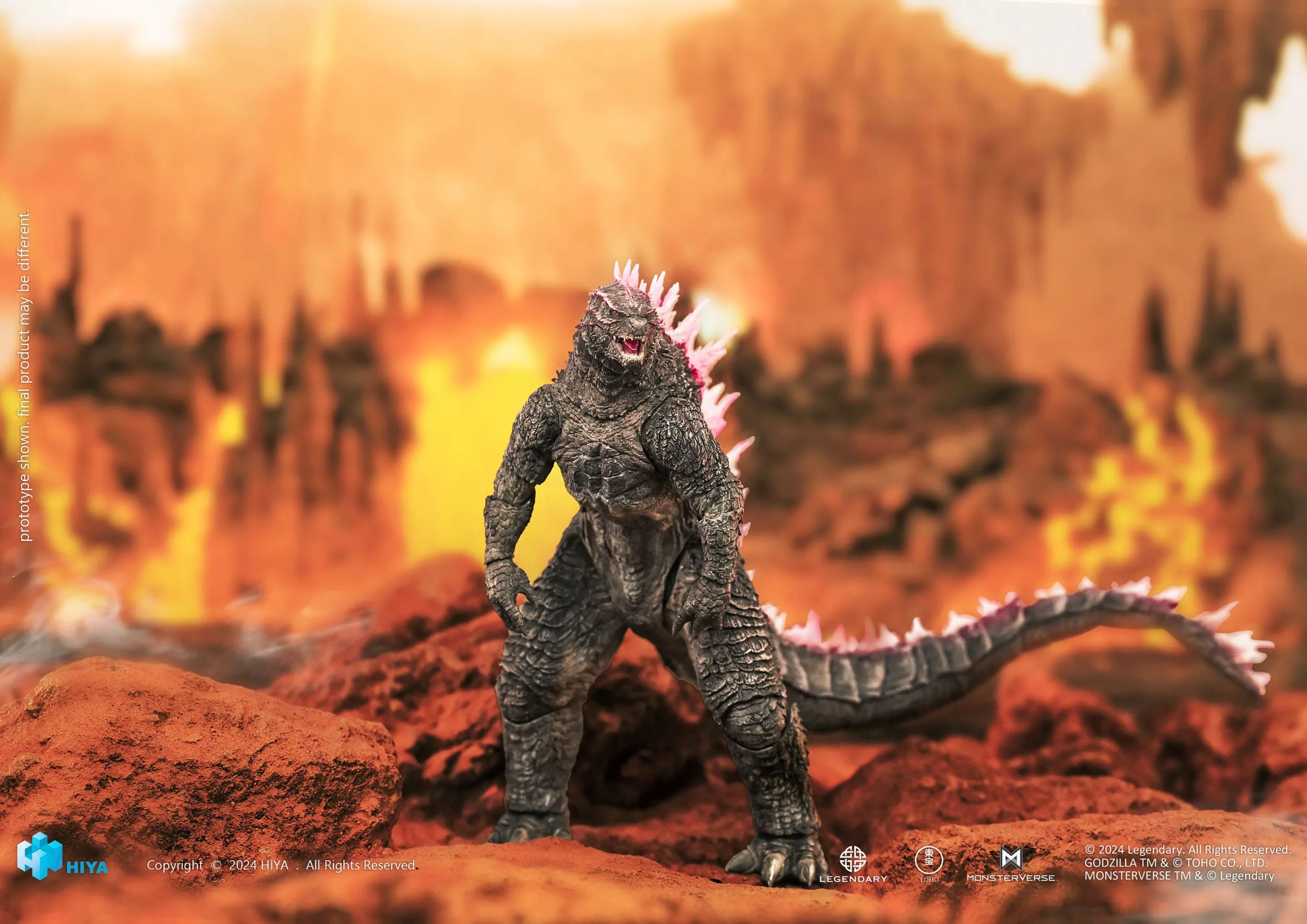 Hiya Toys Godzilla x Kong: The New Empire Exquisite Basic Series Godzilla Evolved Version Action Figure