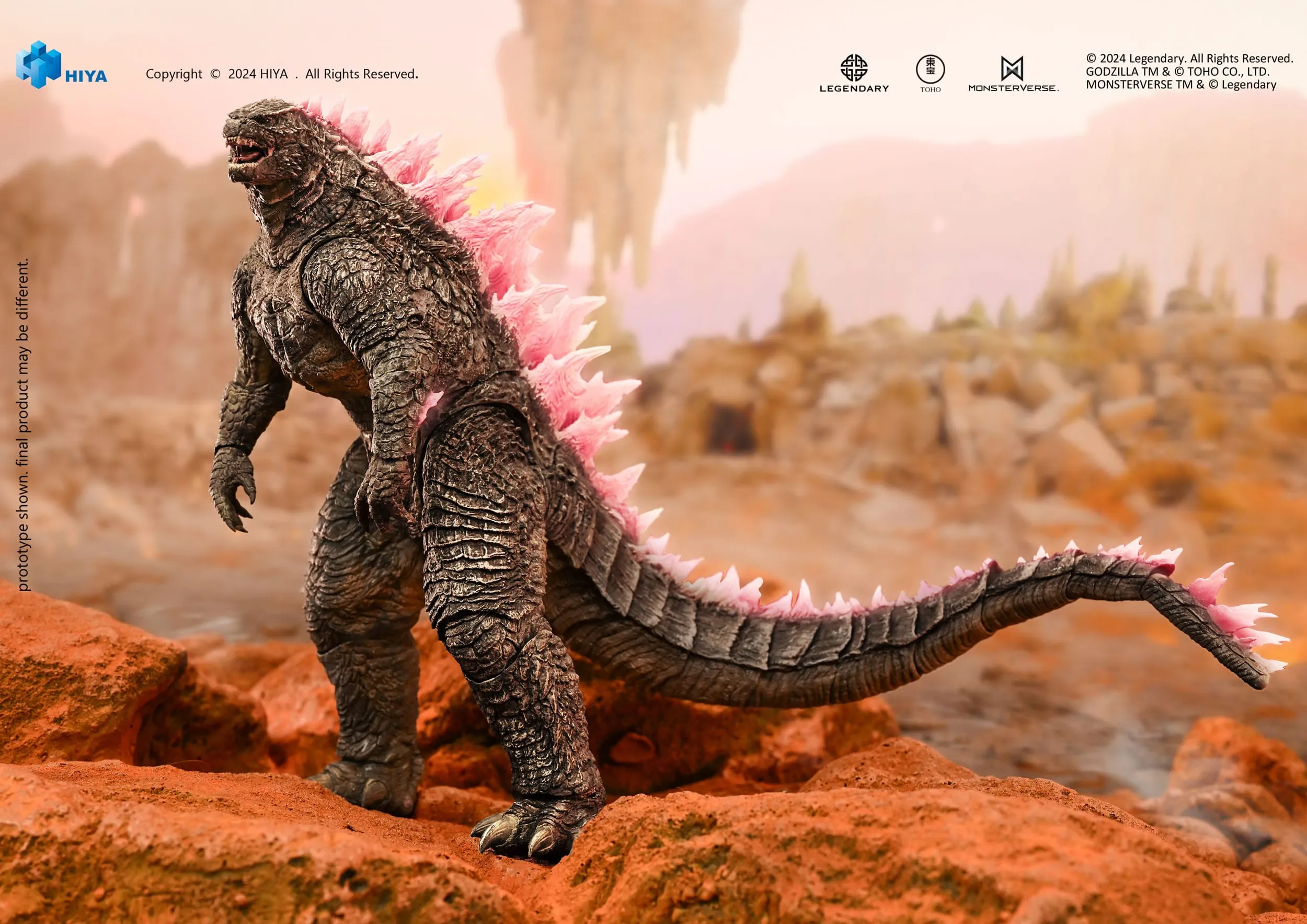 Hiya Toys Godzilla x Kong: The New Empire Exquisite Basic Series Godzilla Evolved Version Action Figure