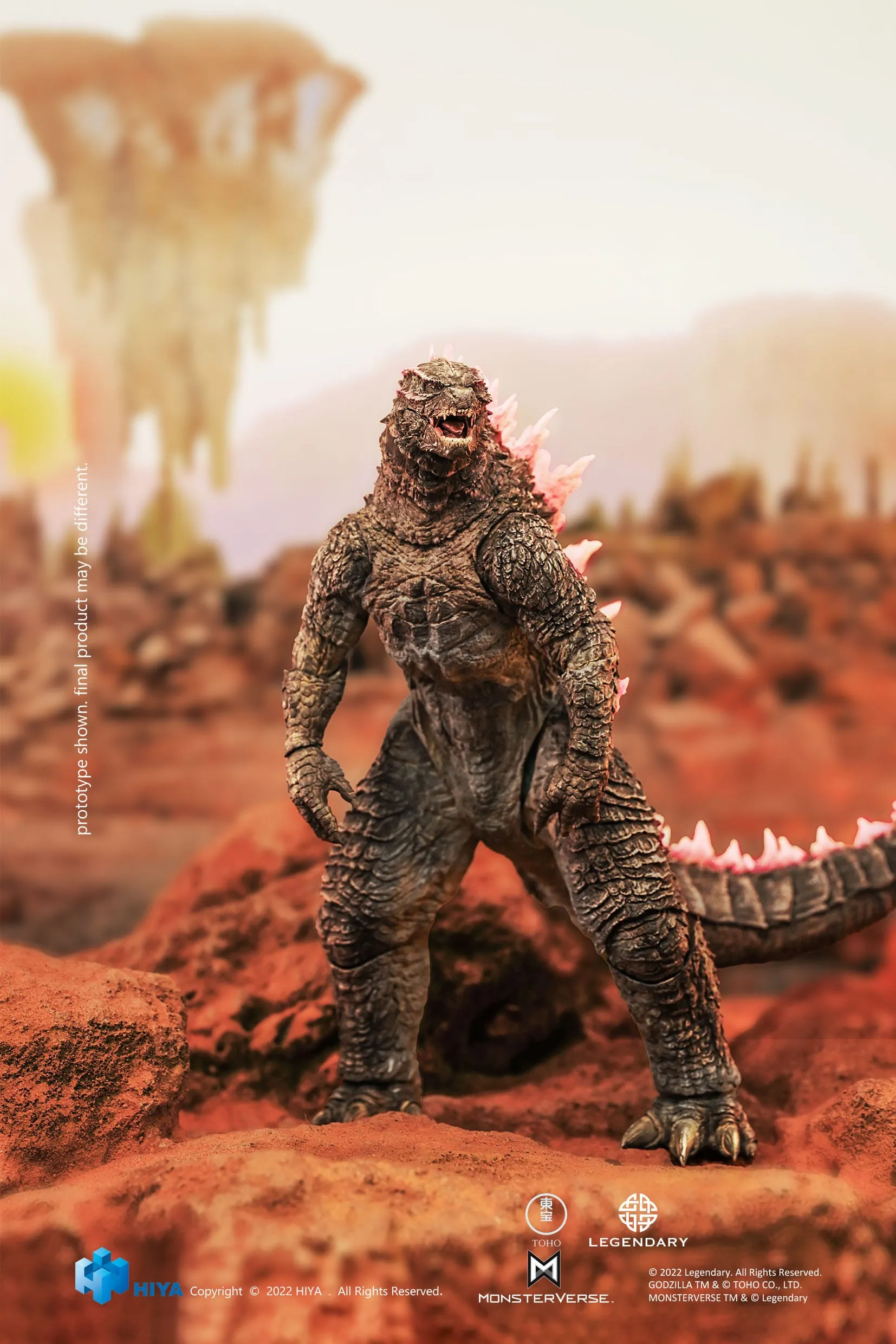 Hiya Toys Godzilla x Kong: The New Empire Exquisite Basic Series Godzilla Evolved Version Action Figure