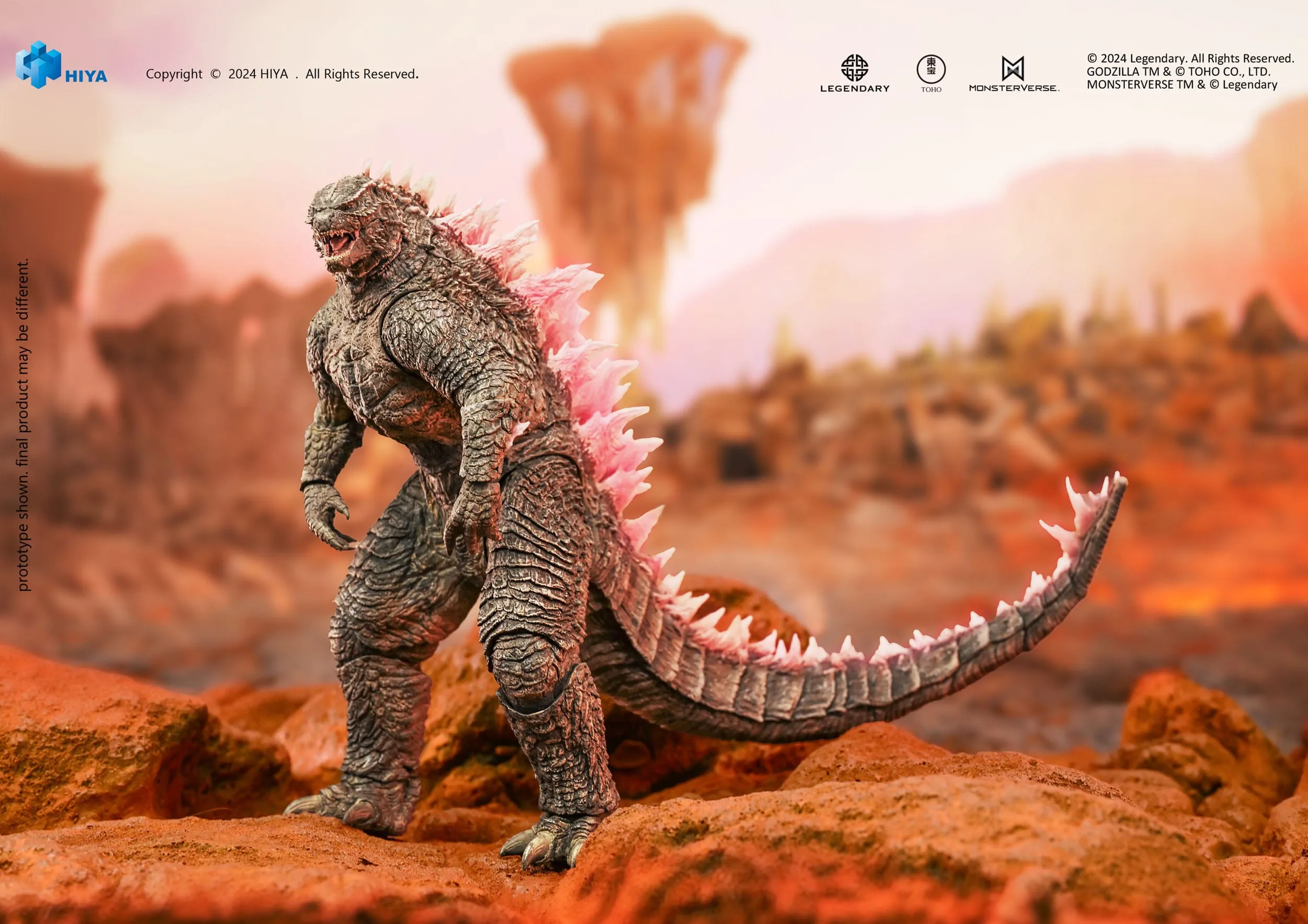 Hiya Toys Godzilla x Kong: The New Empire Exquisite Basic Series Godzilla Evolved Version Action Figure