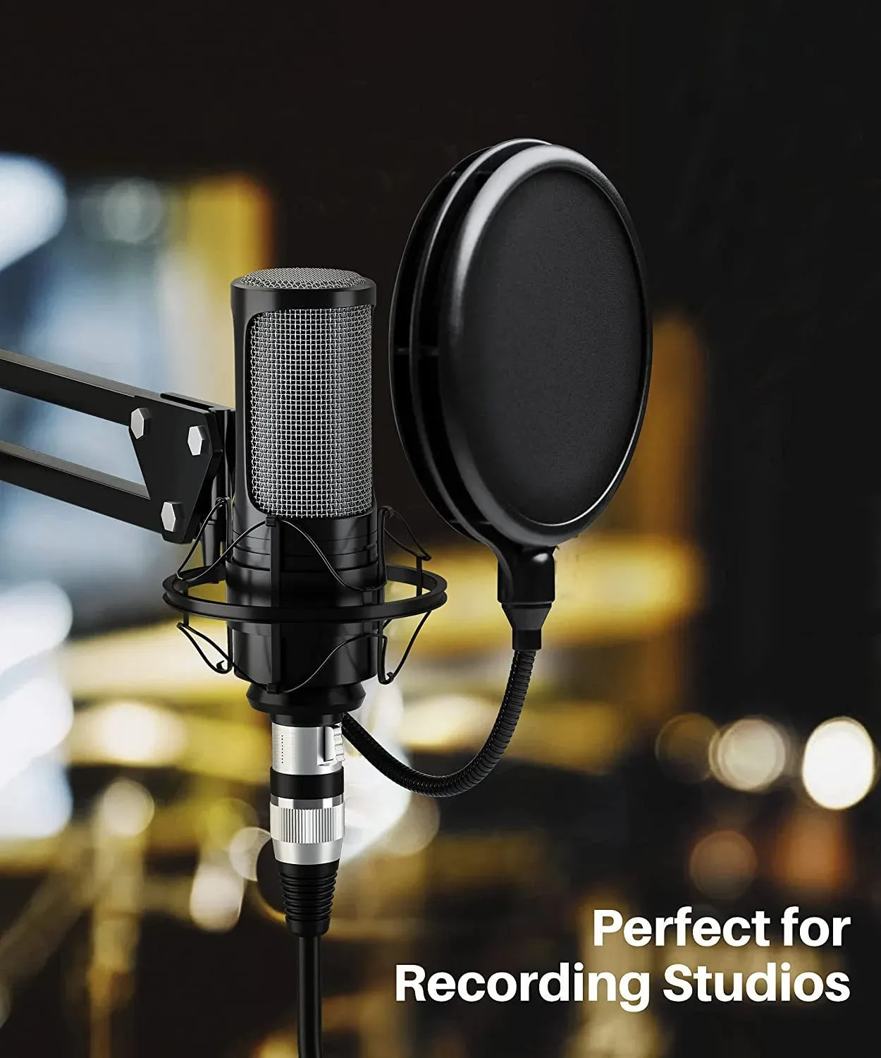 Hridz XLR Cable Male To Female Audio Output and Input Apply To KTV Microphone