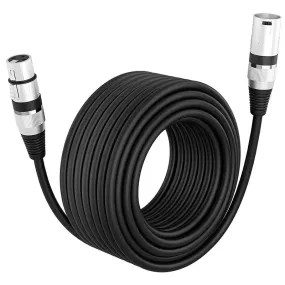 Hridz XLR Cable Male To Female Audio Output and Input Apply To KTV Microphone