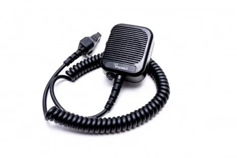 Impact Platinum Military Grade Two-Way Radio Speaker Mic, IP67 Submersible with 3.5mm Audio Jack M5-PRSM-HD8-WP