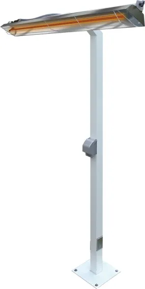 Infratech W61 Pole Mount - White Fits 61 1/4-inch Heaters 22-1255