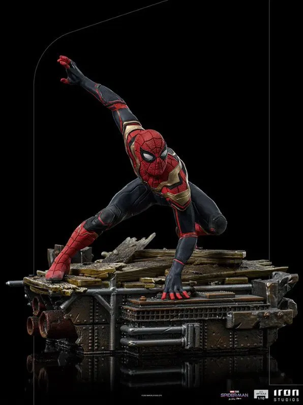 Iron Studios Marvel Studios Spider-Man No Way Home Peter #1 Tom Holland 1/10 Art Scale Statue