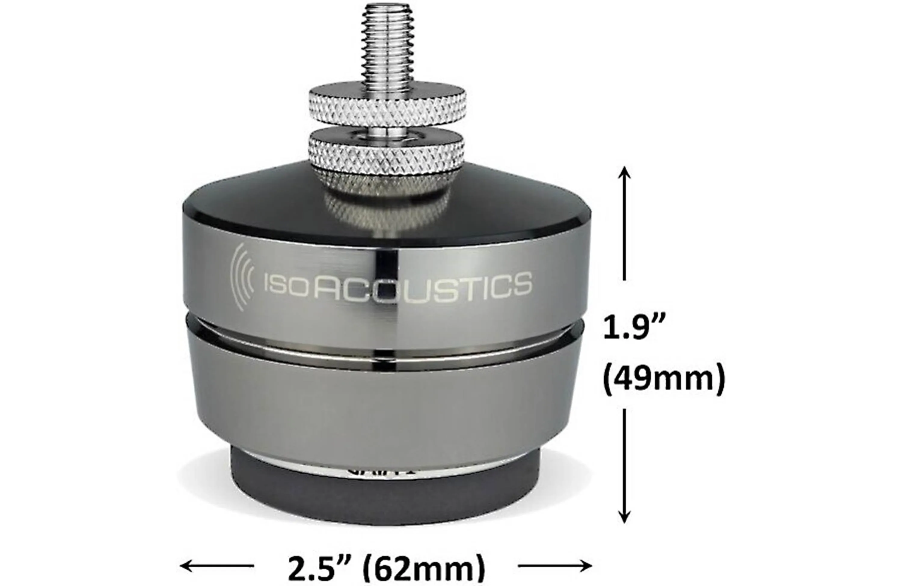 Isoacoustics Gaia I Performance Speaker Isolation Feet for Large Floorstanding Speakers (4 Pack)