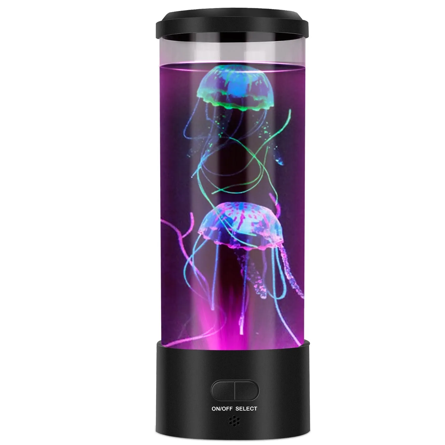 Jellyfish Lava Lamp Multicolor Changing Mood Night Light