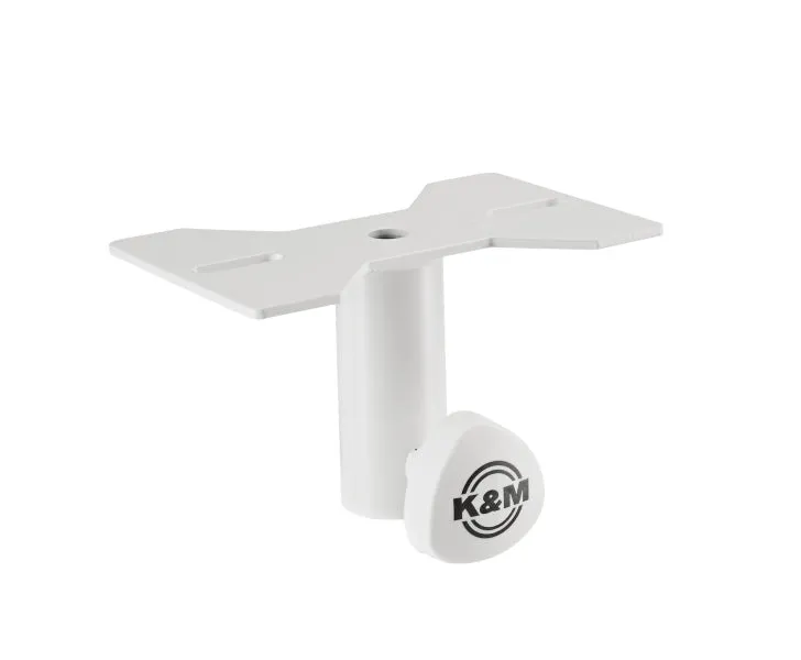 K&M 195/8 Slip-On Speaker Mount Adapter (White)