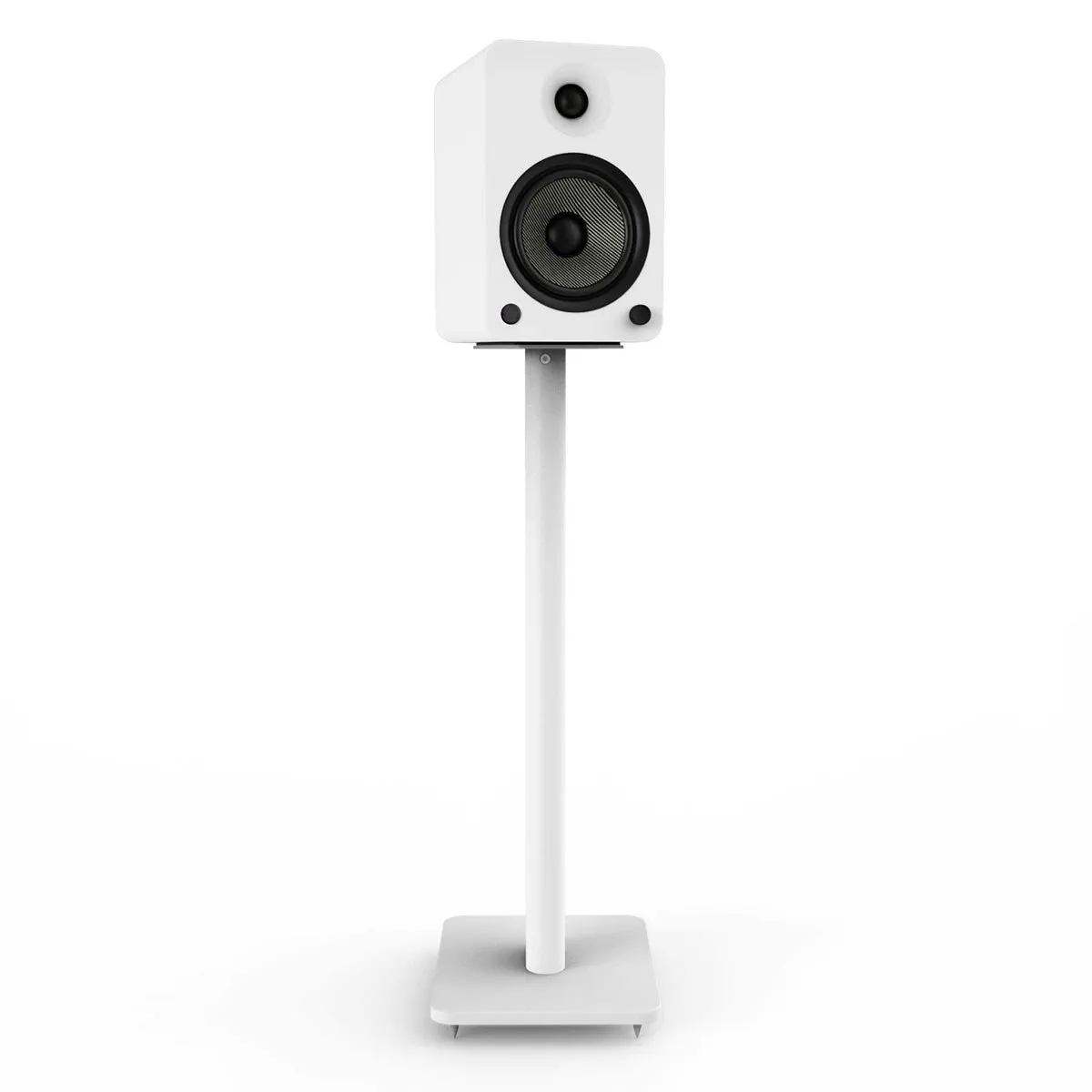 Kanto SP26PL 26" Bookshelf Speaker Stands with Rotating Top Plates and Cable Management - Pair (White)