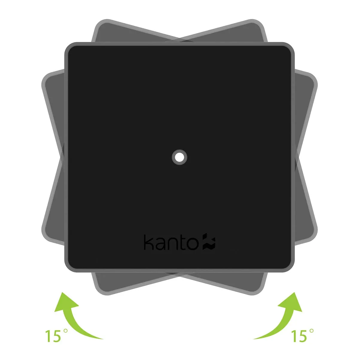 Kanto SP6HD 6" Universal Desktop Speaker Stands with Rotating Top Plates and Cable Management - Pair (Black)