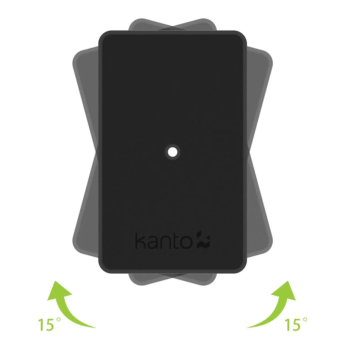 Kanto SP6HD 6" Universal Desktop Speaker Stands with Rotating Top Plates and Cable Management - Pair (Black)