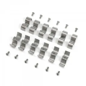 Keep it Clean Wiring Steel Line Clamp 3/8" ID Double Mounting Screws Included - Steel