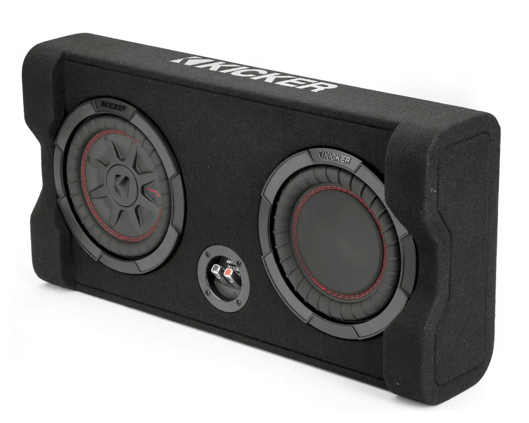 Kicker 48TRTP82 8" Down-Firing CompRT 2-Ohm Enclosure