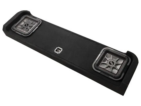 Kicker 51KFDL7T102 FORD-Specific Dual 10” Loaded L7T 2-Ohm Enclosure/Subwoofer Box
