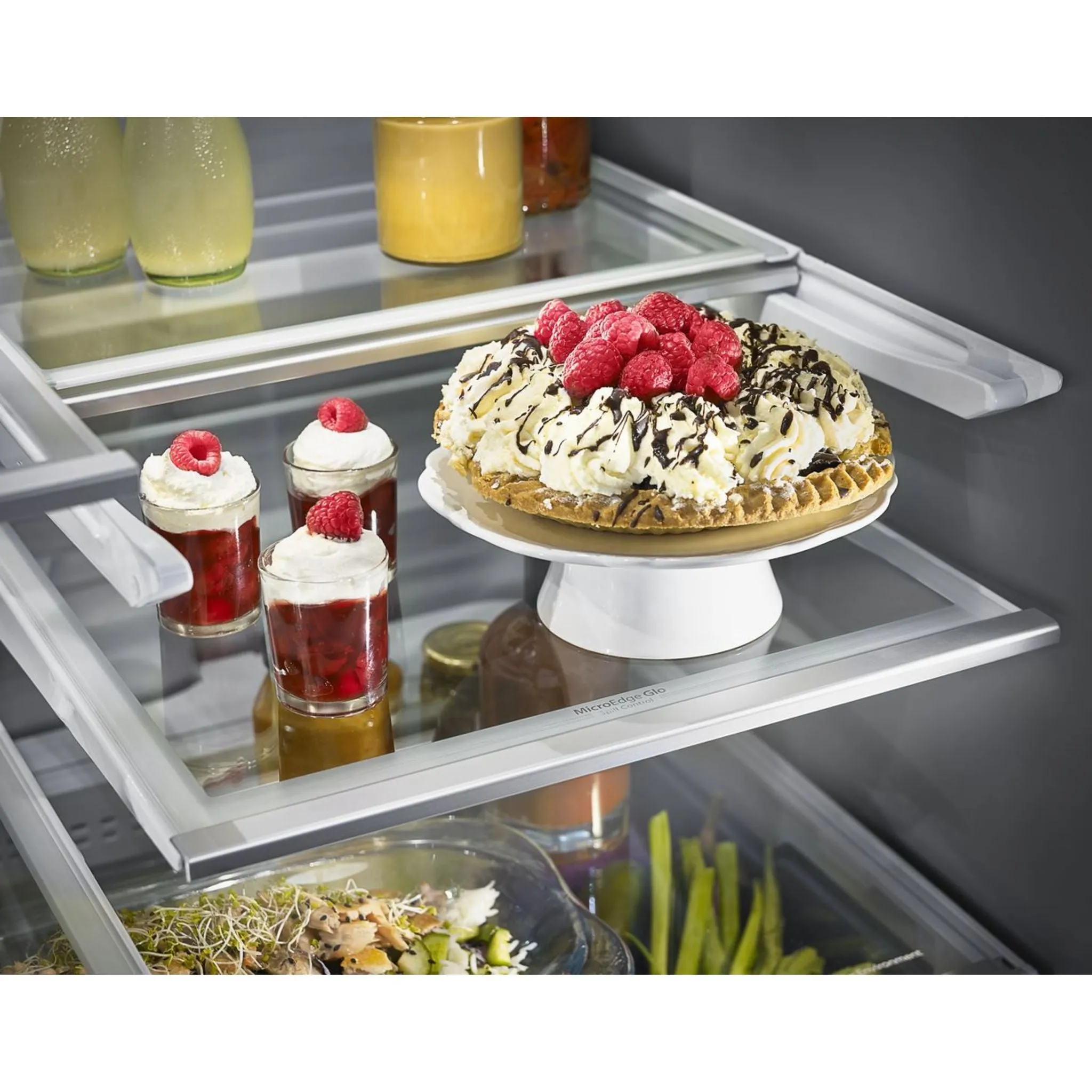 KitchenAid  25.8 cu. ft. 36" Multi-Door Freestanding Refrigerator with Platinum Interior Design (KRMF706ESS)