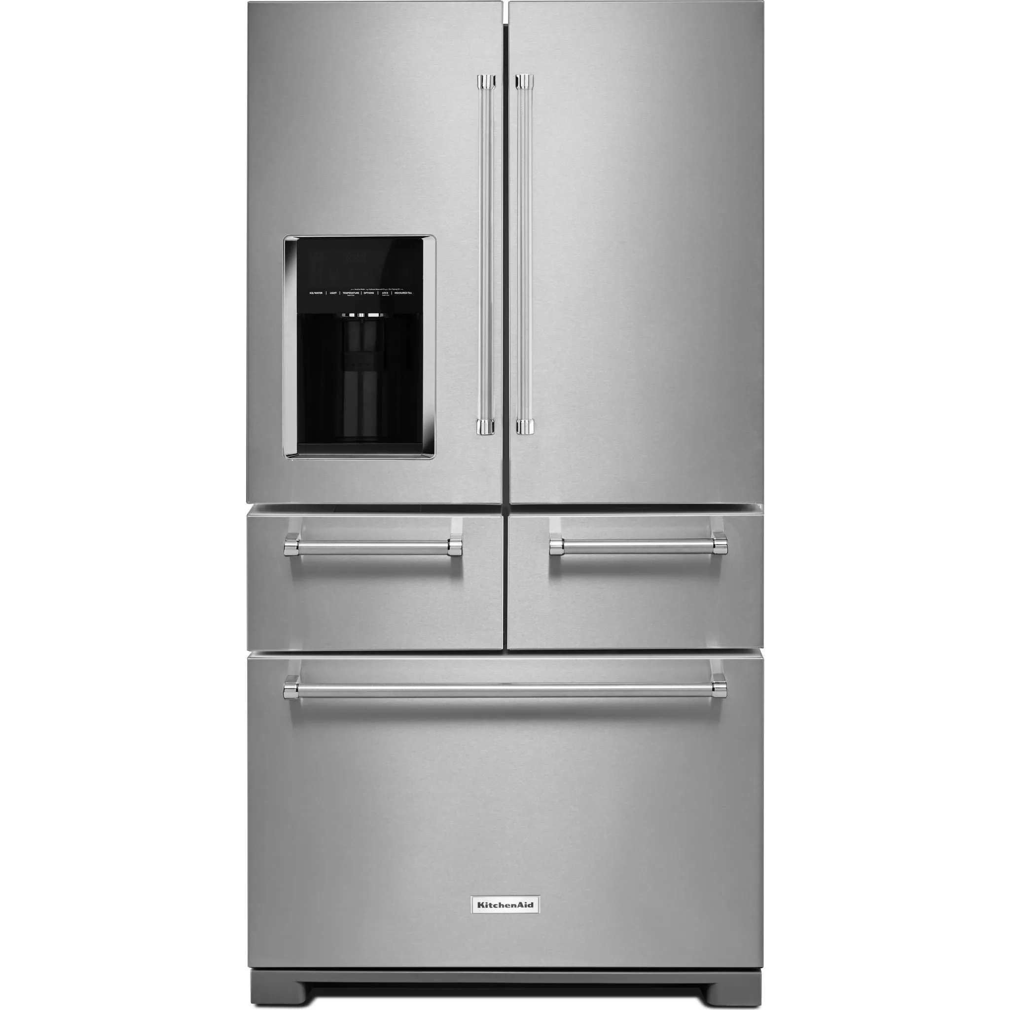 KitchenAid  25.8 cu. ft. 36" Multi-Door Freestanding Refrigerator with Platinum Interior Design (KRMF706ESS)
