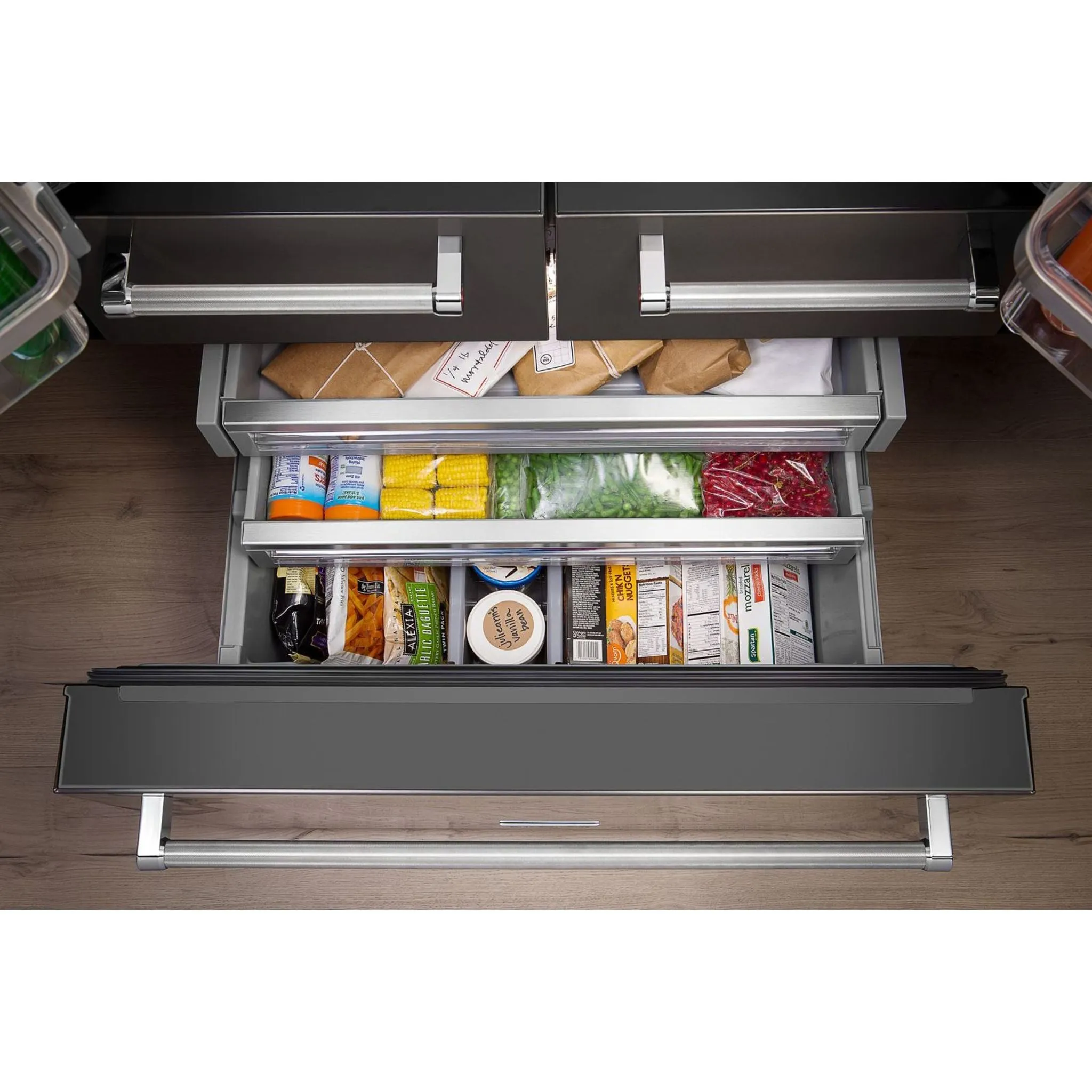 KitchenAid  25.8 cu. ft. 36" Multi-Door Freestanding Refrigerator with Platinum Interior Design (KRMF706ESS)