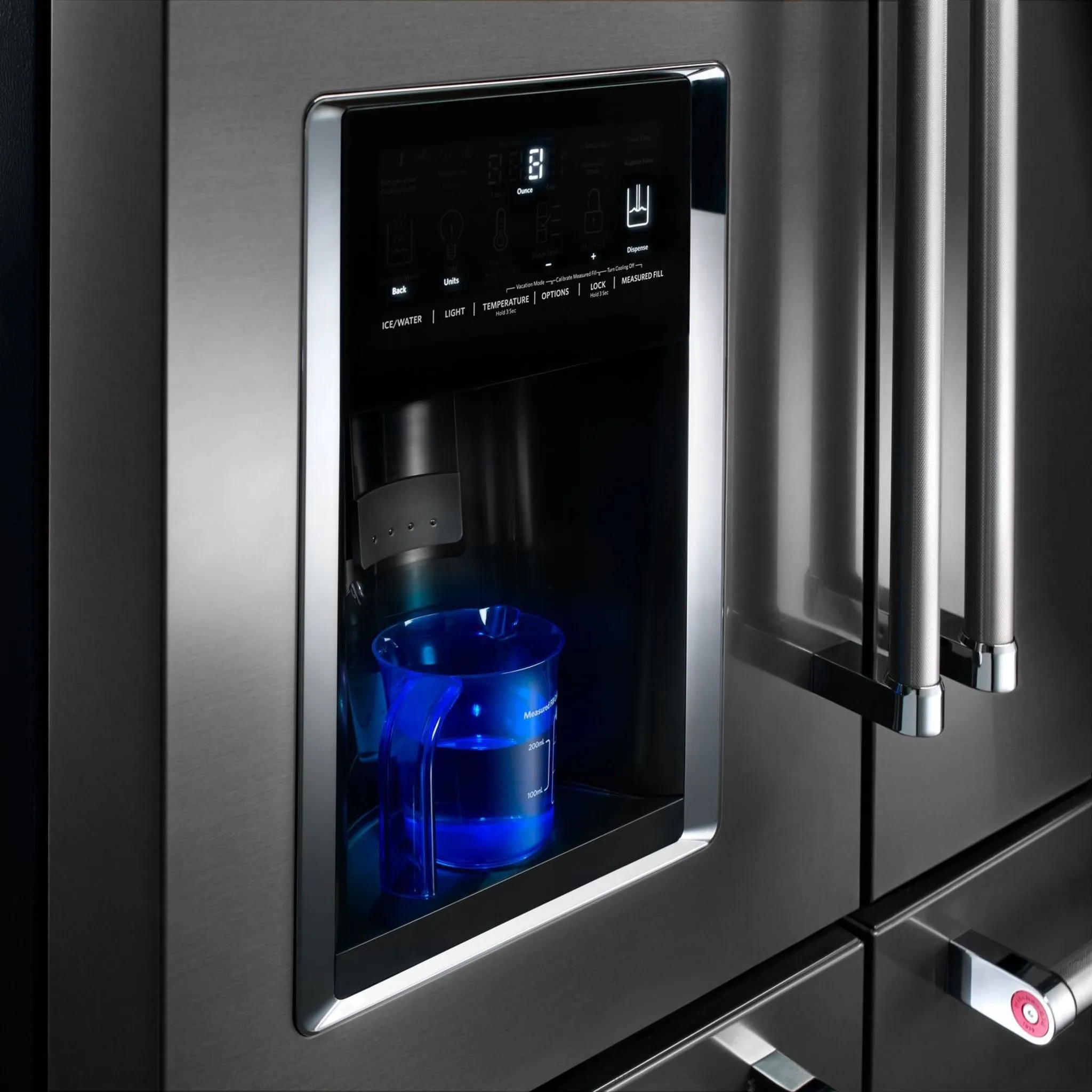 KitchenAid  25.8 cu. ft. 36" Multi-Door Freestanding Refrigerator with Platinum Interior Design (KRMF706ESS)