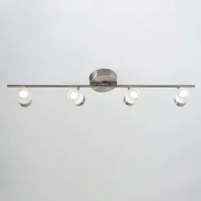 LED Fixed Rail from the Gramercy Collection in Satin Nickel Finish by AFX Lighting