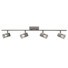 LED Fixed Rail from the Metro Collection in Satin Nickel Finish by AFX Lighting
