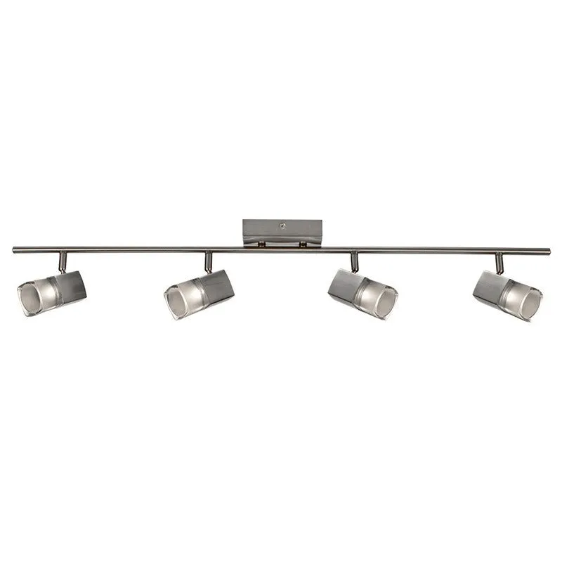 LED Fixed Rail from the Metro Collection in Satin Nickel Finish by AFX Lighting