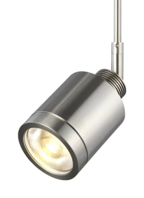 LED Head from the Tellium Collection in Satin Nickel Finish by Visual Comfort Modern