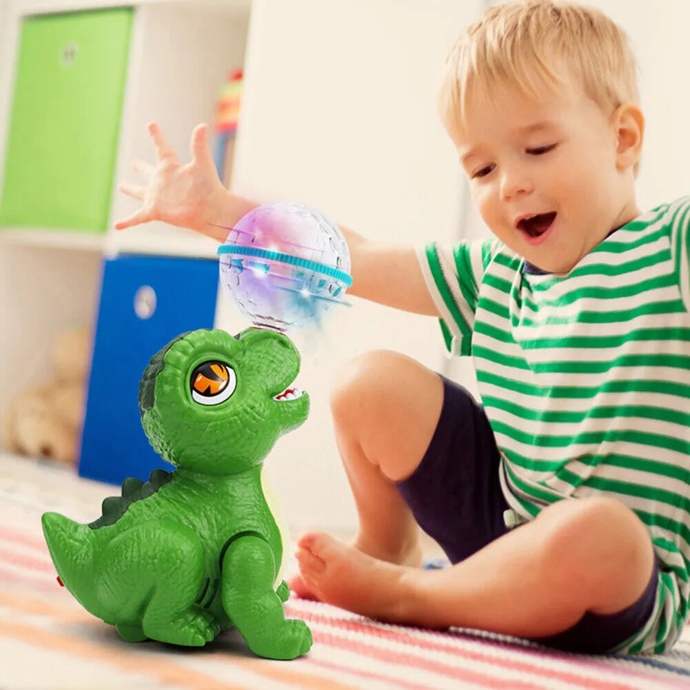Light & Musical Stunt Dinosaur With Crystal Ball