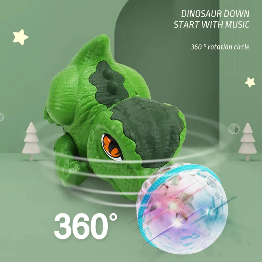 Light & Musical Stunt Dinosaur With Crystal Ball