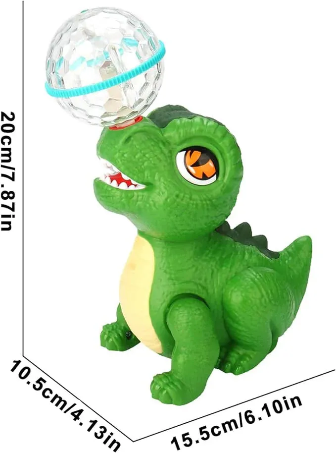 Light & Musical Stunt Dinosaur With Crystal Ball
