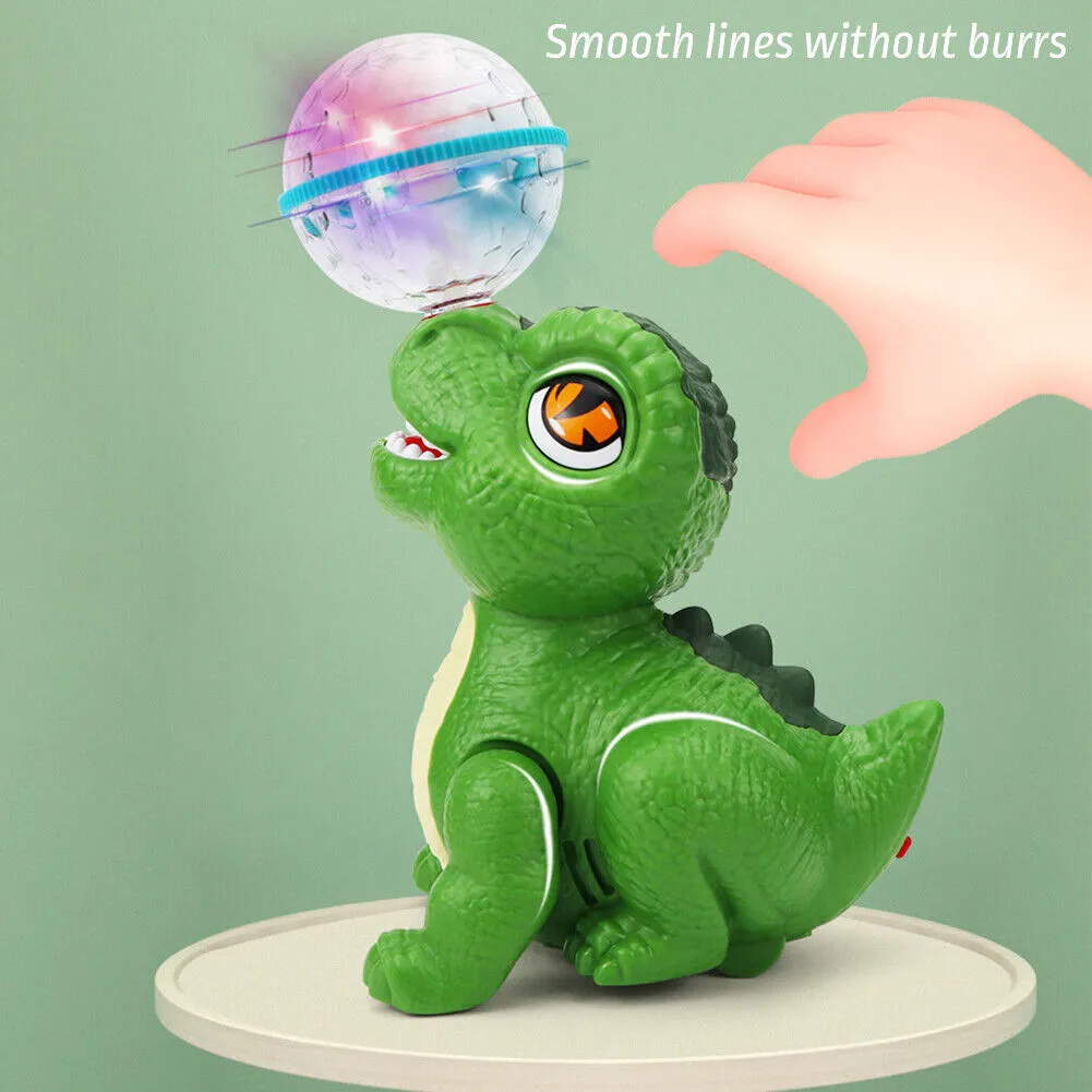 Light & Musical Stunt Dinosaur With Crystal Ball