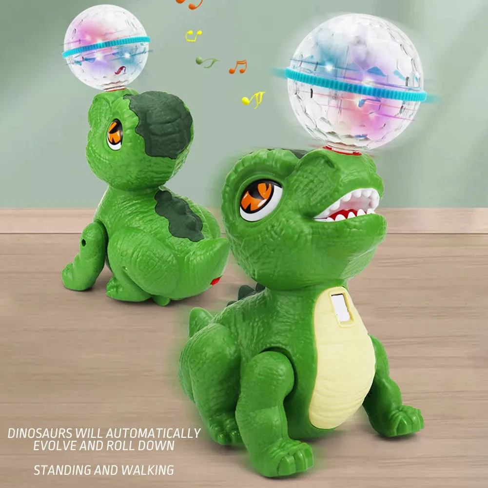 Light & Musical Stunt Dinosaur With Crystal Ball