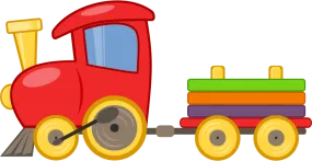 Lokky Steam Train Locomotive Engine Car Bubble Blowing Bump & Go Train
