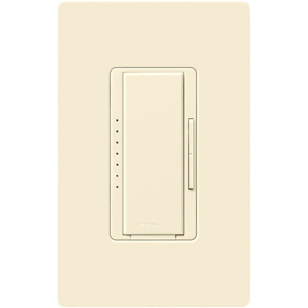 Maestro LED  Dimmer Switch, 150-Watt, Single Pole or Multi-Location, Light Almond