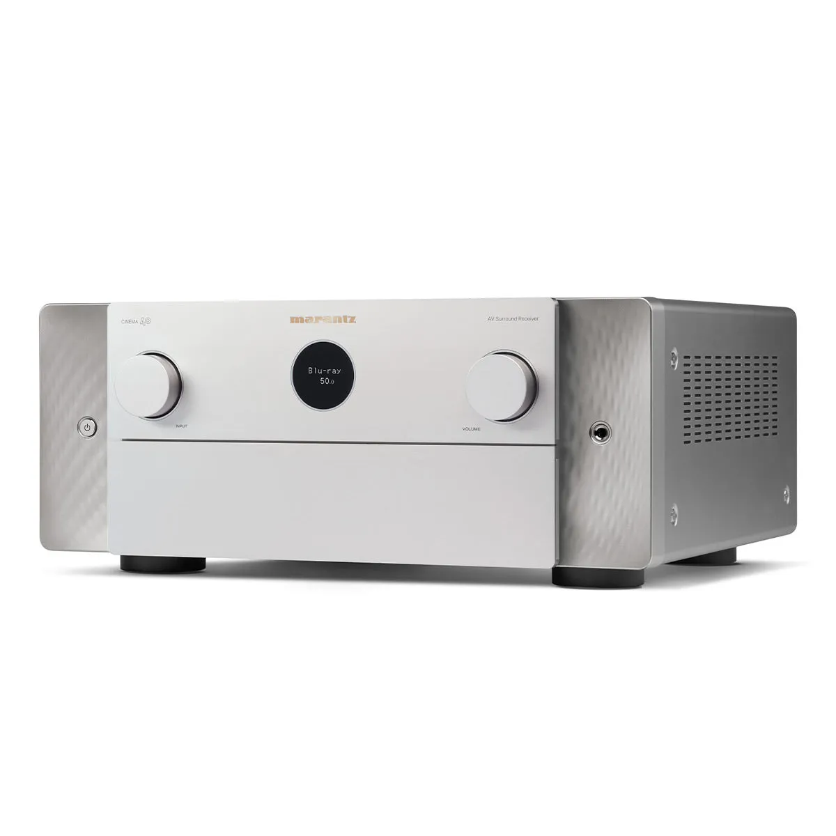 Marantz Cinema 40 9.4 Channel 8K Ultra HD Home Theater Receiver with Dolby Atmos/DTS:X & HEOS Built-In Streaming (Silver/Gold)