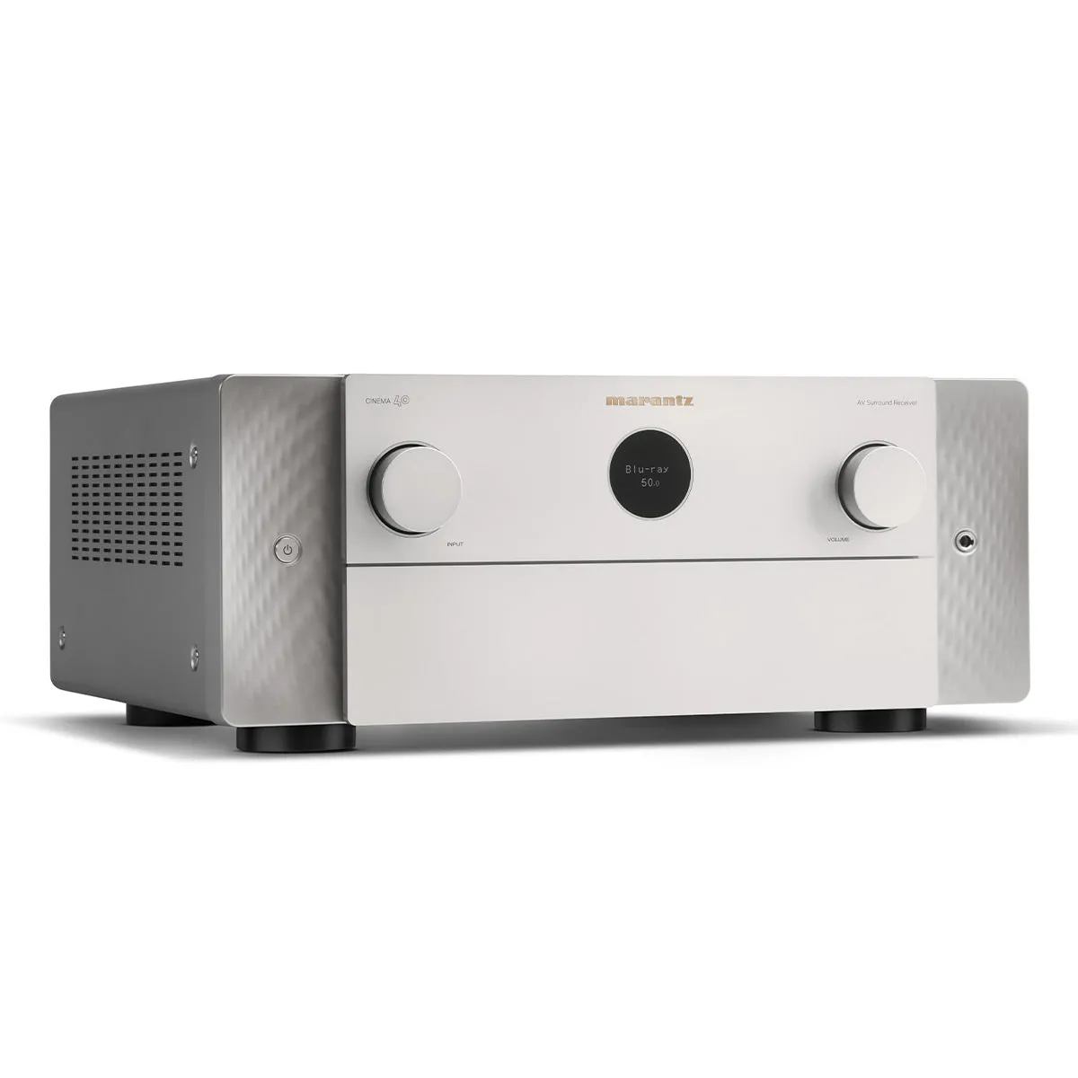 Marantz Cinema 40 9.4 Channel 8K Ultra HD Home Theater Receiver with Dolby Atmos/DTS:X & HEOS Built-In Streaming (Silver/Gold)