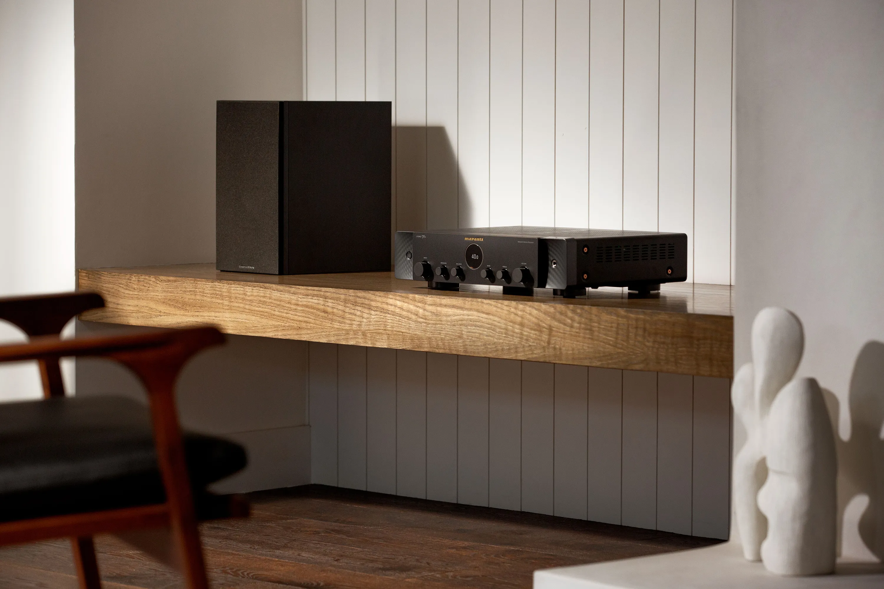 Marantz Stereo 70s 2 Channel Slim Line AV Receiver (Black)