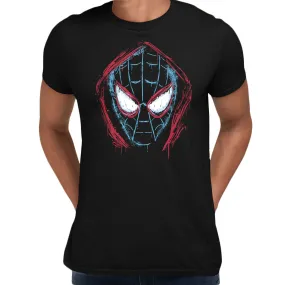 Marvel Spider-Man Into The Graffiti Verse Black T-shirt Gift For Spider Man Fan