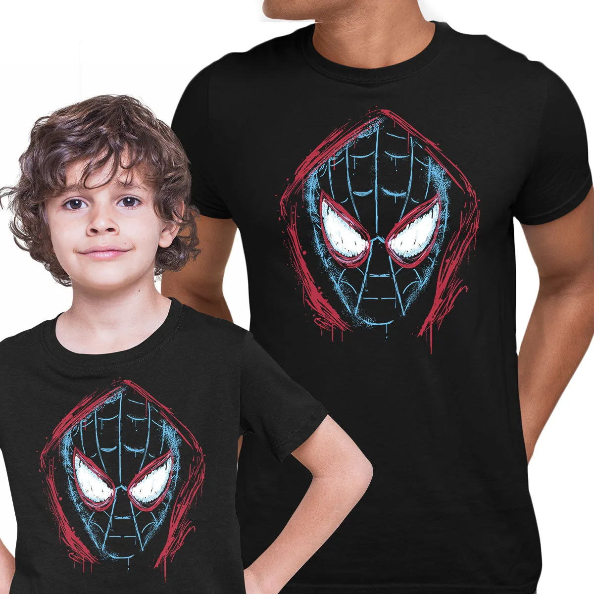 Marvel Spider-Man Into The Graffiti Verse Black T-shirt Gift For Spider Man Fan