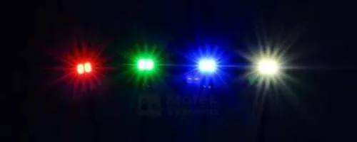 Matek Systems LED CIRCLE X2/5V MOTOR MOUNT LEDX2-5XR Green LEDX2-5G