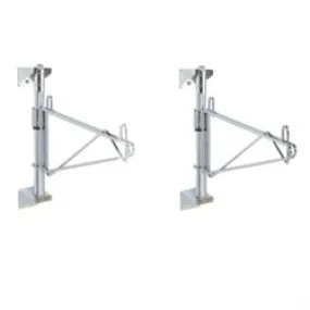Metro SW55C Wall Mount End Unit Kit, Supports Three 24" Shelf Levels