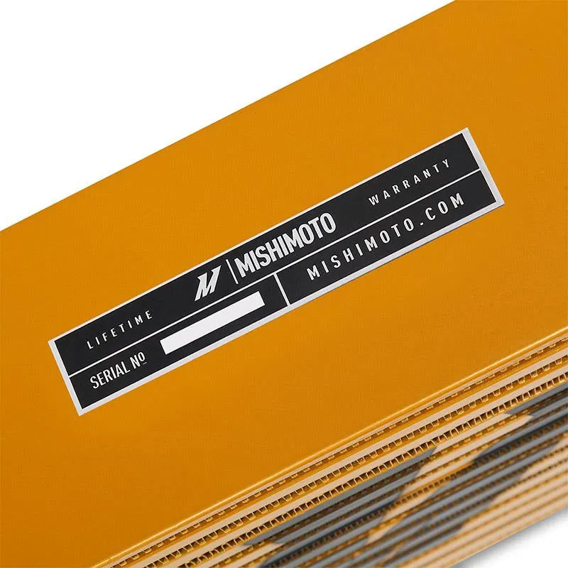 Mishimoto Universal Intercooler J-Line, Gold - MMINT-UJG