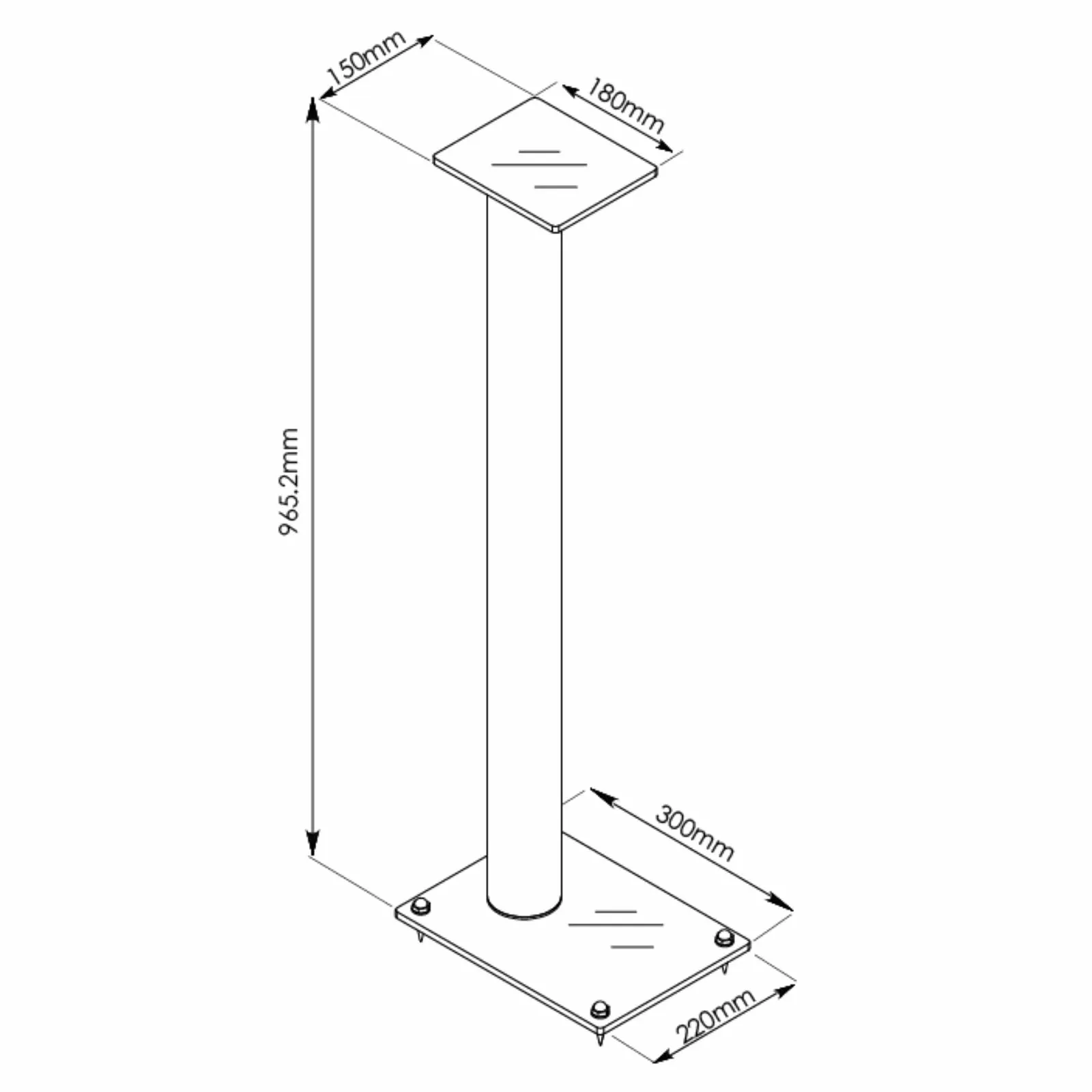 OPAL SS38 Deluxe Speaker Stand by Tauris™
