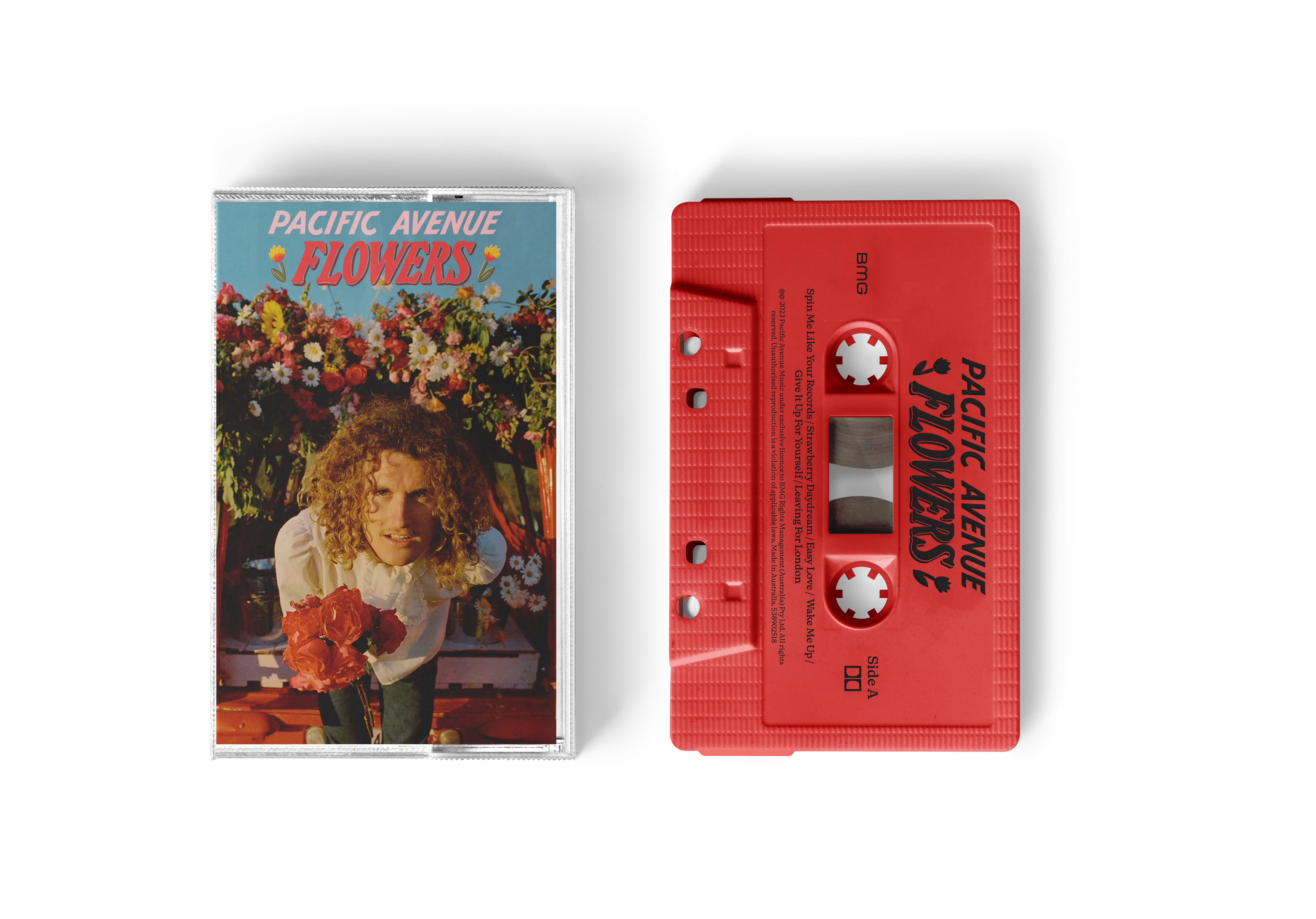 Pacific Avenue / Flowers Collector’s Edition Red Cassette & Signed Photo - Harry
