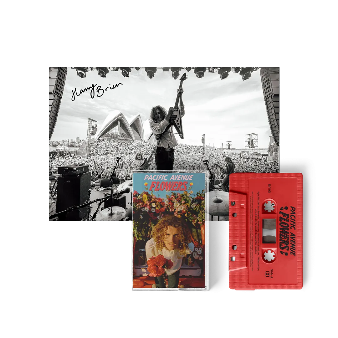 Pacific Avenue / Flowers Collector’s Edition Red Cassette & Signed Photo - Harry