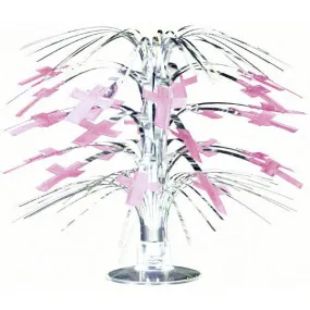 Pink Cross Table Centerpiece