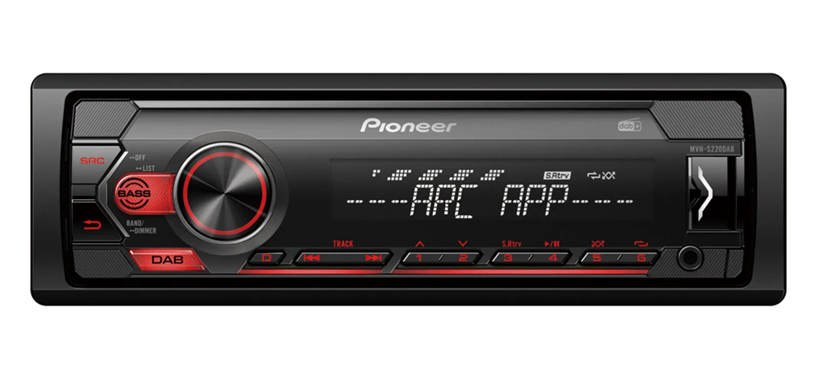 Pioneer MVH-S220DABAN-PH Autoradio met DAB  tuner