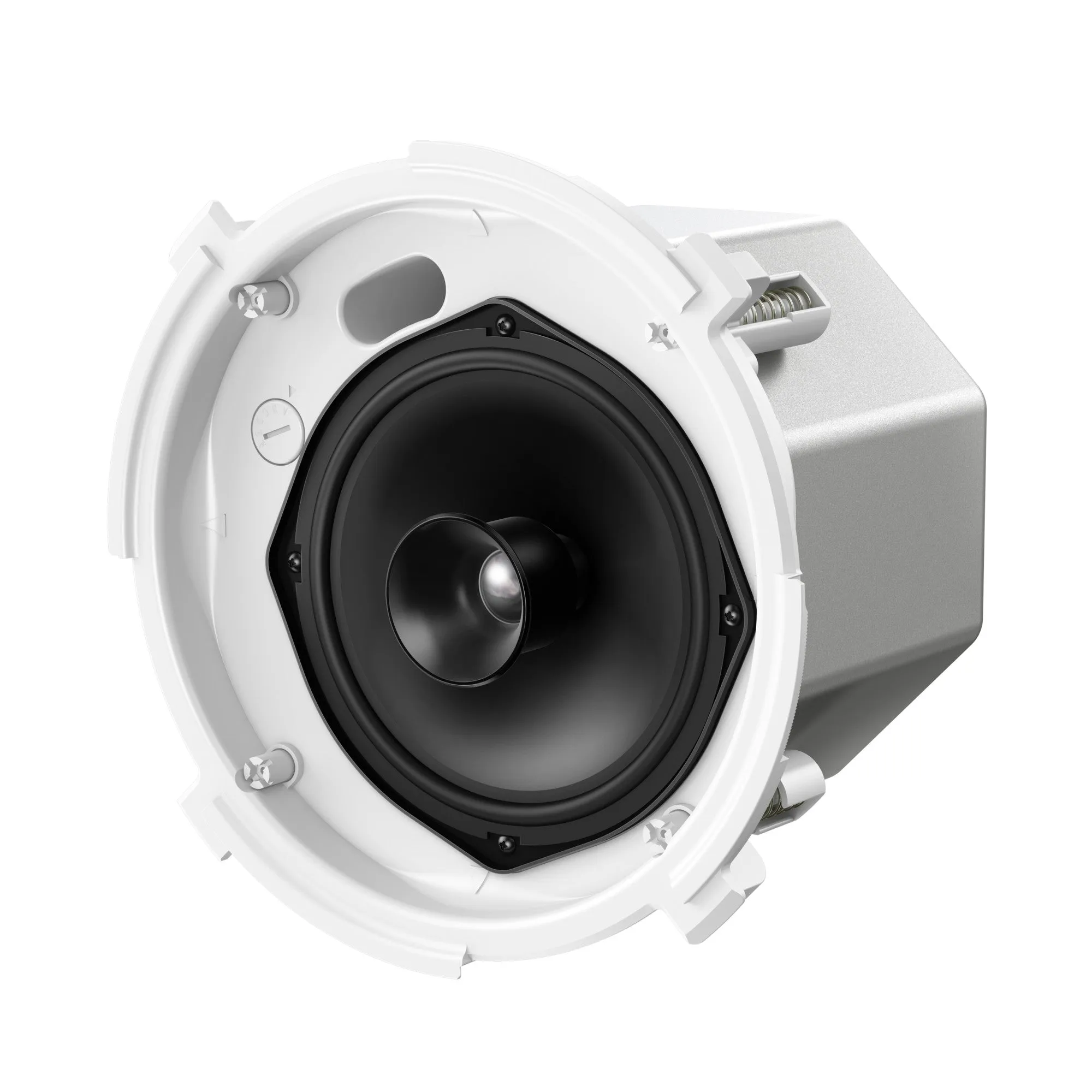 Pioneer Pro Audio 4” Ceiling Speaker, Home Theater Audio Amplifier Studio Speakers - White Grill