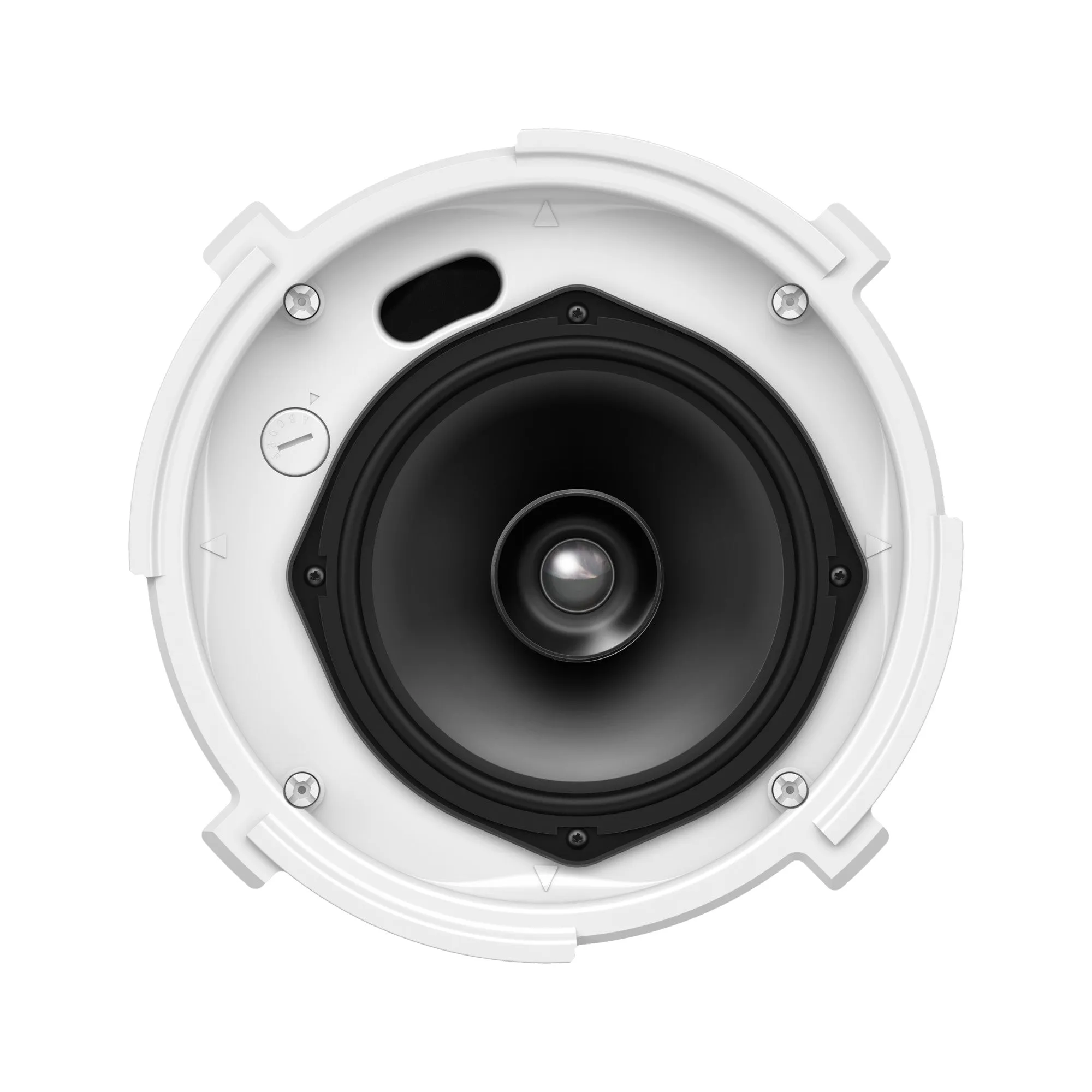 Pioneer Pro Audio 4” Ceiling Speaker, Home Theater Audio Amplifier Studio Speakers - White Grill